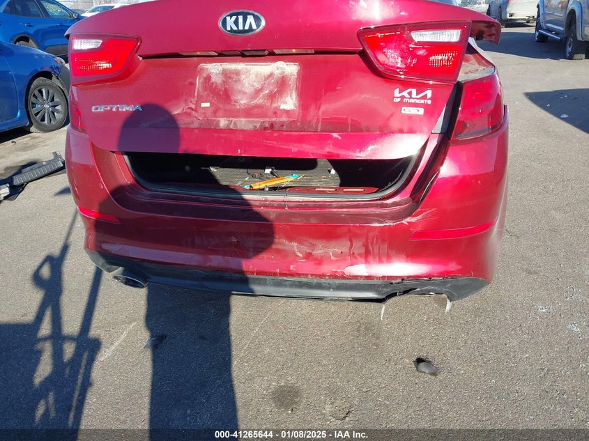 2015 KIA OPTIMA VIN: 5XXGM4A72FG456952