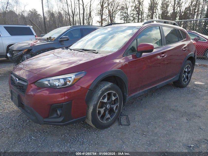 Vin: jf2gtadc0jh299400, lot: 41756105, subaru crosstrek 2.0i premium 20182