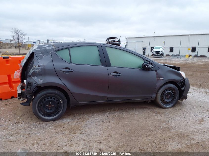 VIN JTDKDTB33E1082605 2014 TOYOTA PRIUS C no.13