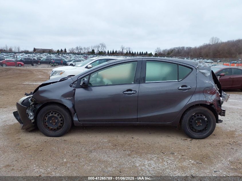 VIN JTDKDTB33E1082605 2014 TOYOTA PRIUS C no.14