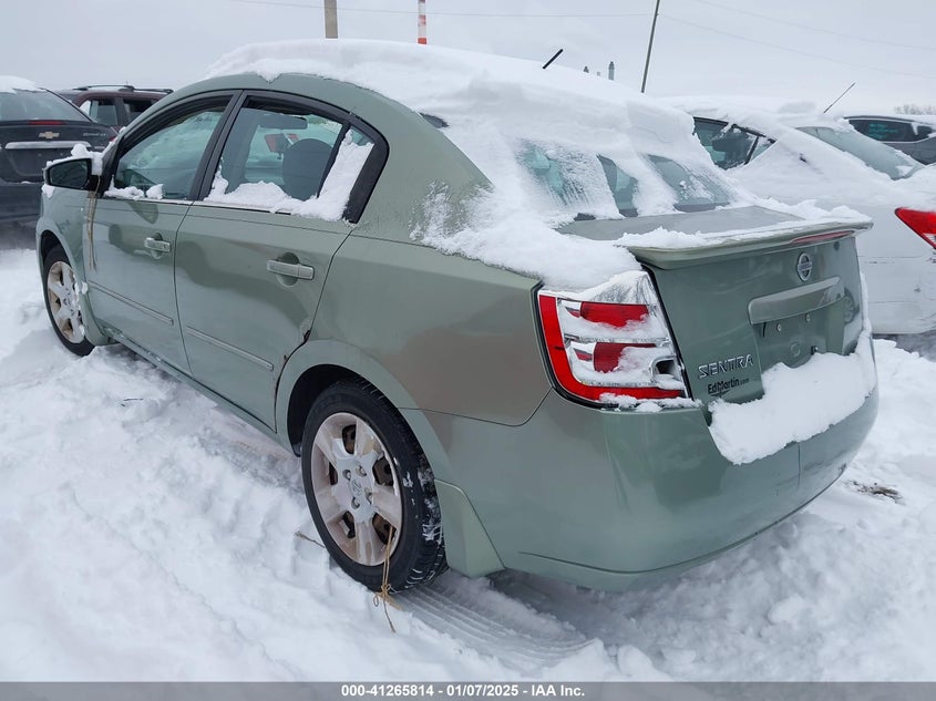 2008 NISSAN SENTRA VIN: 3N1AB61E78L642552