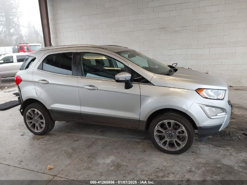 2020 Ford Ecosport Titanium VIN: MAJ6S3KL4LC352813 Lot: 41265856