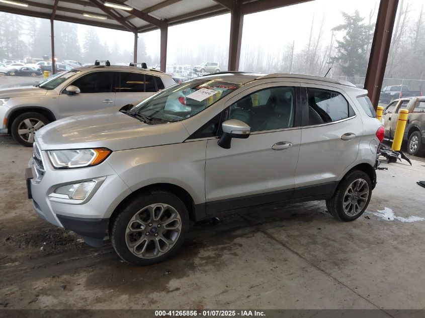 2020 Ford Ecosport Titanium VIN: MAJ6S3KL4LC352813 Lot: 41265856