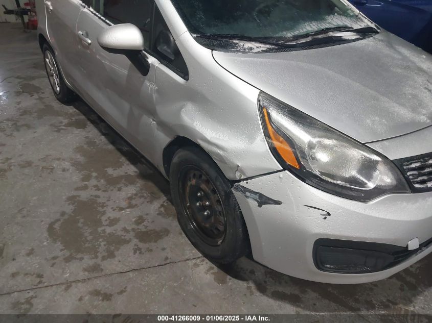 2015 Kia Rio Lx VIN: KNADM4A33F6491141 Lot: 41266009