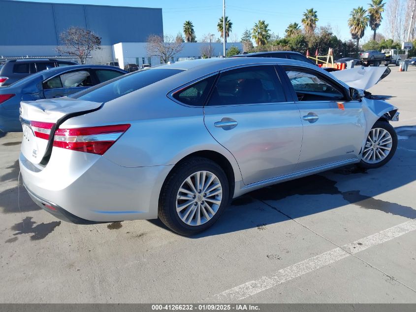 VIN 4T1BD1EB6EU027079 2014 Toyota Avalon, Hybrid Xl... no.4