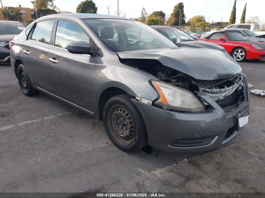 VIN 3N1AB7AP3FY280209 2015 Nissan Sentra, S no.1