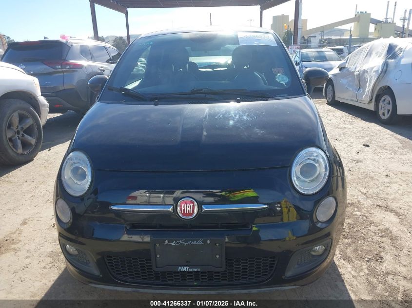 2015 Fiat 500 Sport VIN: 3C3CFFBR6FT656732 Lot: 41266337