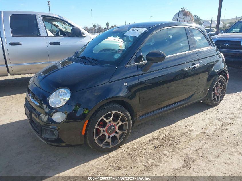 VIN 3C3CFFBR6FT656732 2015 Fiat 500, Sport no.2