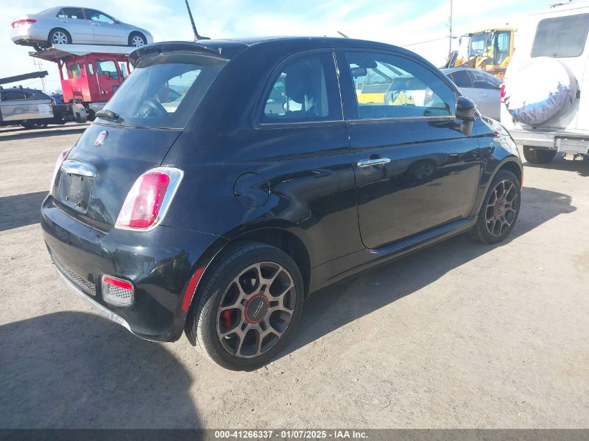 VIN 3C3CFFBR6FT656732 2015 Fiat 500, Sport no.4