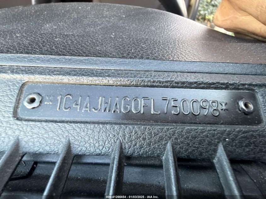 VIN 1C4AJWAG0FL750098 2015 JEEP WRANGLER no.9