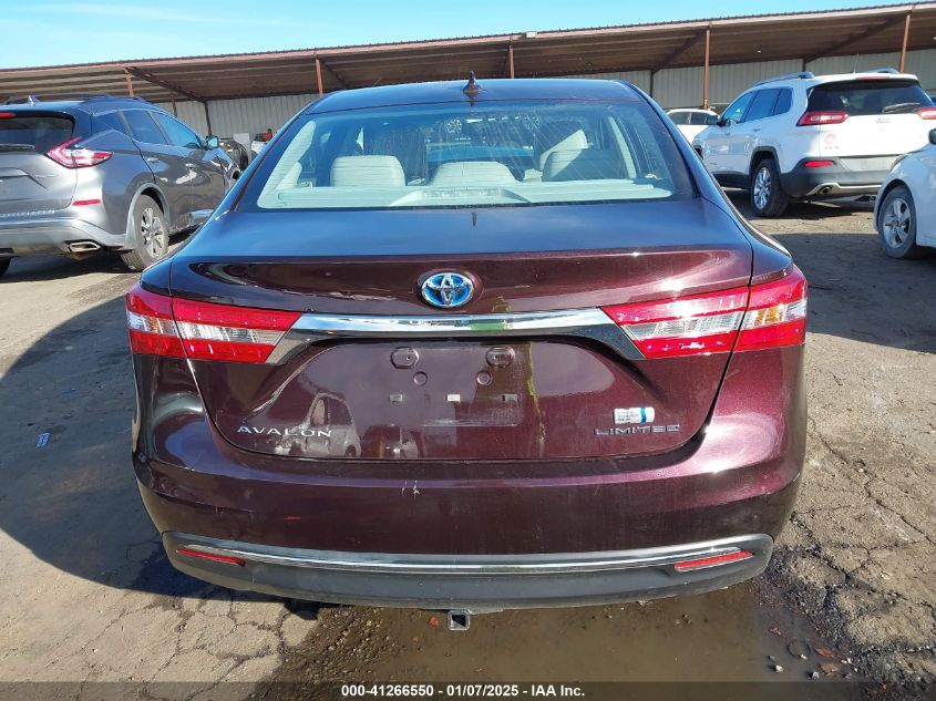 VIN 4T1BD1EB5DU011261 2013 Toyota Avalon, Hybrid Li... no.16