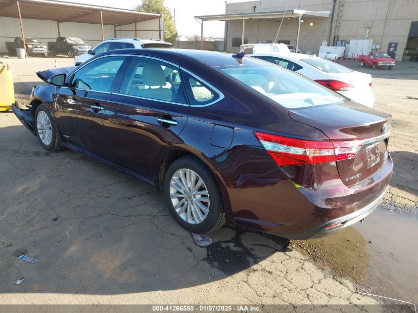 VIN 4T1BD1EB5DU011261 2013 Toyota Avalon, Hybrid Li... no.3