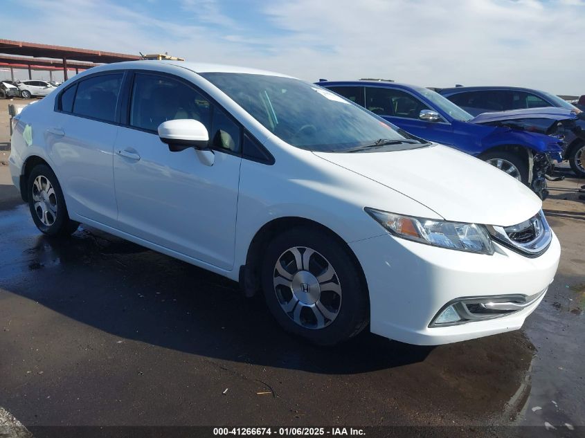 VIN 19XFB4F25EE001213 2014 Honda Civic, Hybrid no.1