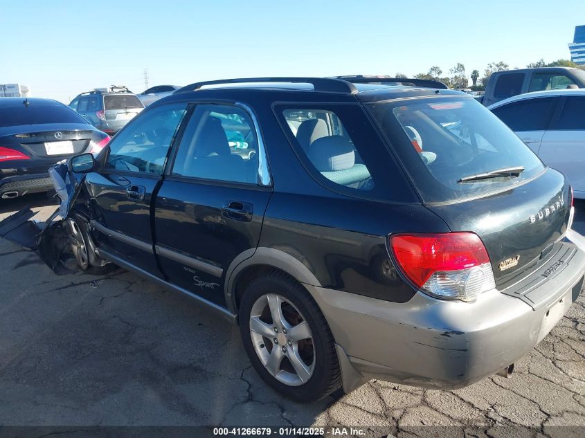 2005 Subaru Impreza Outback Sport Base W/Special Edition VIN: JF1GG68545H800375 Lot: 41266679
