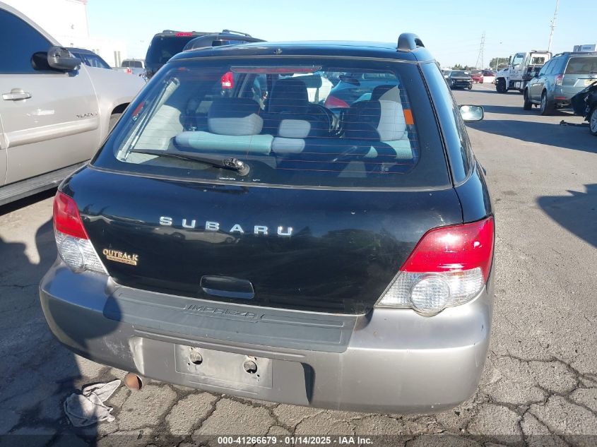 2005 Subaru Impreza Outback Sport Base W/Special Edition VIN: JF1GG68545H800375 Lot: 41266679