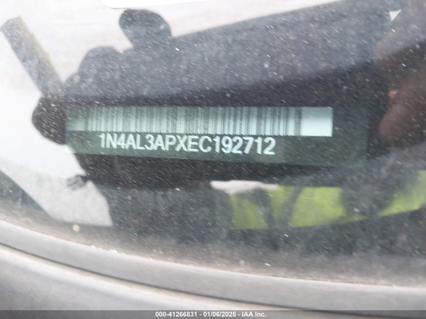 2014 NISSAN ALTIMA 2.5 S - 1N4AL3APXEC192712