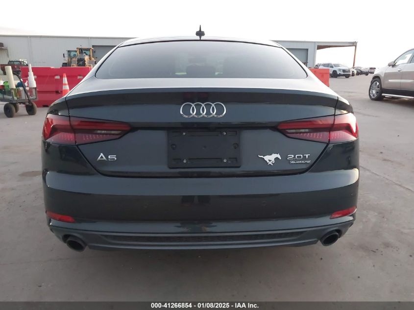 2018 Audi A5 2.0T Premium VIN: WAUENCF55JA065804 Lot: 41266854