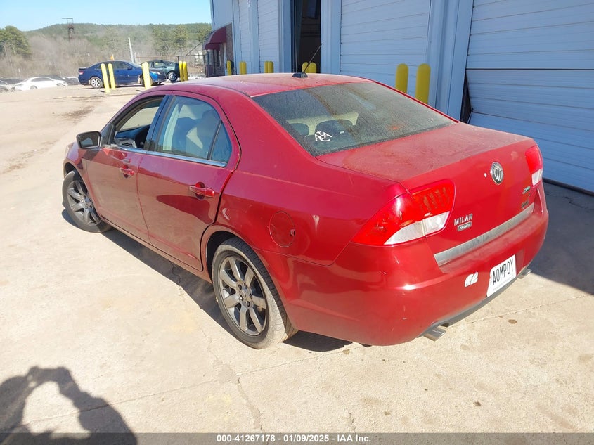 Vin: 3mehm0jg0ar626974, lot: 41757529, mercury milan premier 20103