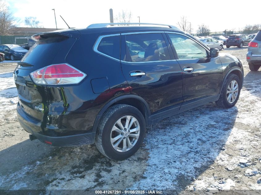 VIN KNMAT2MV9FP519769 2015 Nissan Rogue, SV no.4