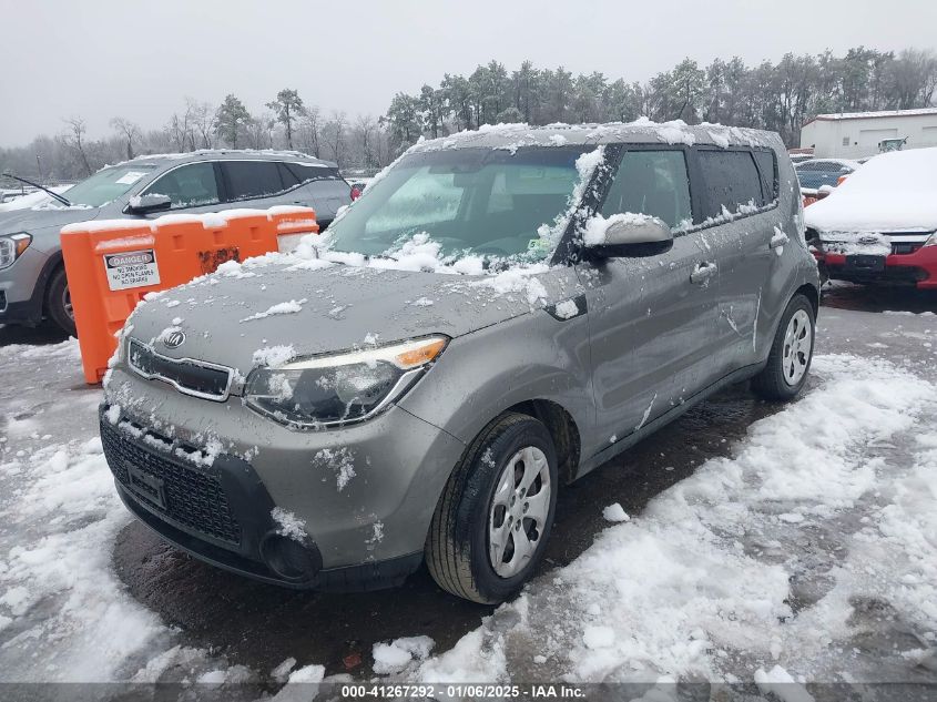 VIN KNDJN2A27E7050734 2014 KIA SOUL no.2