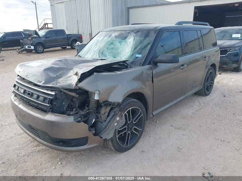 Vin: 2fmgk5b8xebd40749, lot: 41757656, ford flex se 20142