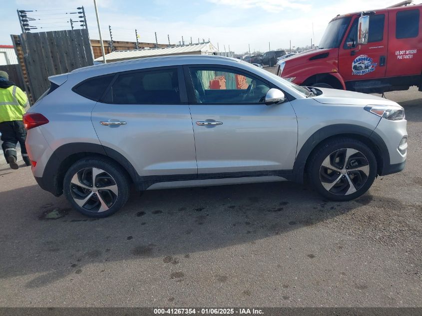 2018 Hyundai Tucson Limited VIN: KM8J3CA29JU617822 Lot: 41267354