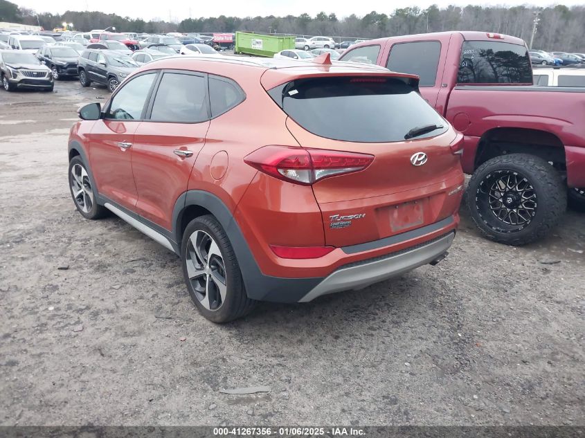 VIN KM8J33A24HU418073 2017 Hyundai Tucson, Limited no.3