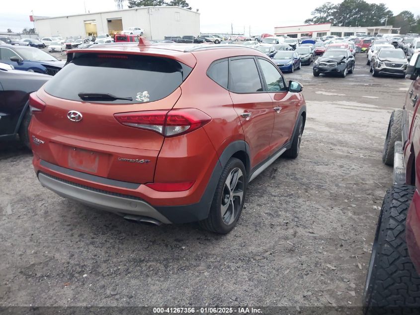 VIN KM8J33A24HU418073 2017 Hyundai Tucson, Limited no.4