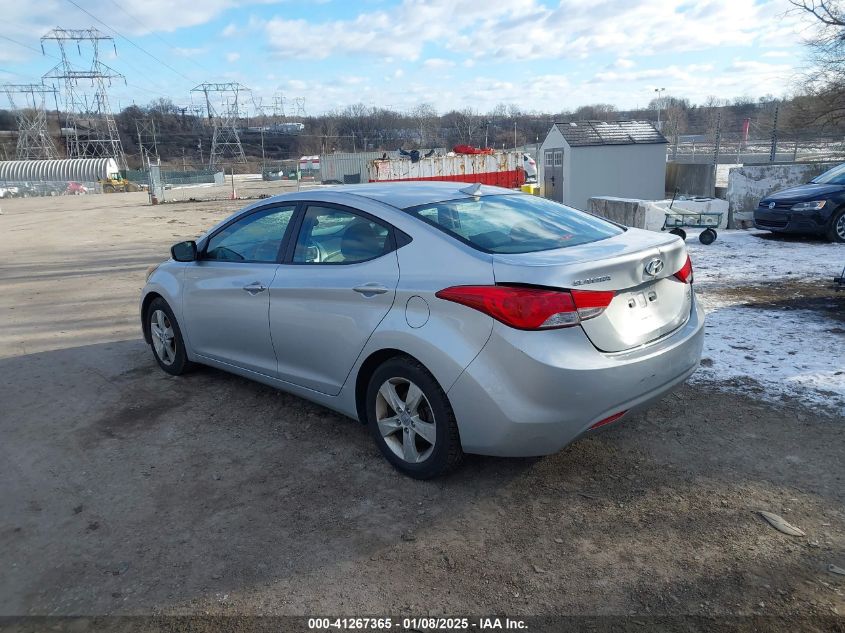 VIN 5NPDH4AE3DH155906 2013 Hyundai Elantra, Gls no.3