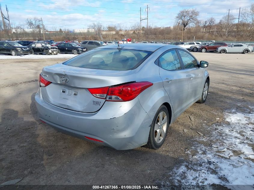 VIN 5NPDH4AE3DH155906 2013 Hyundai Elantra, Gls no.6