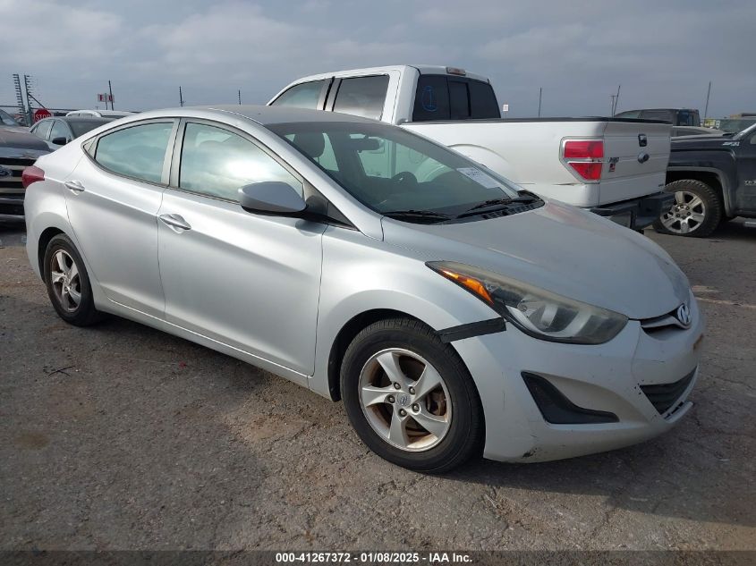 VIN 5NPDH4AE9EH526956 2014 Hyundai Elantra, SE no.1