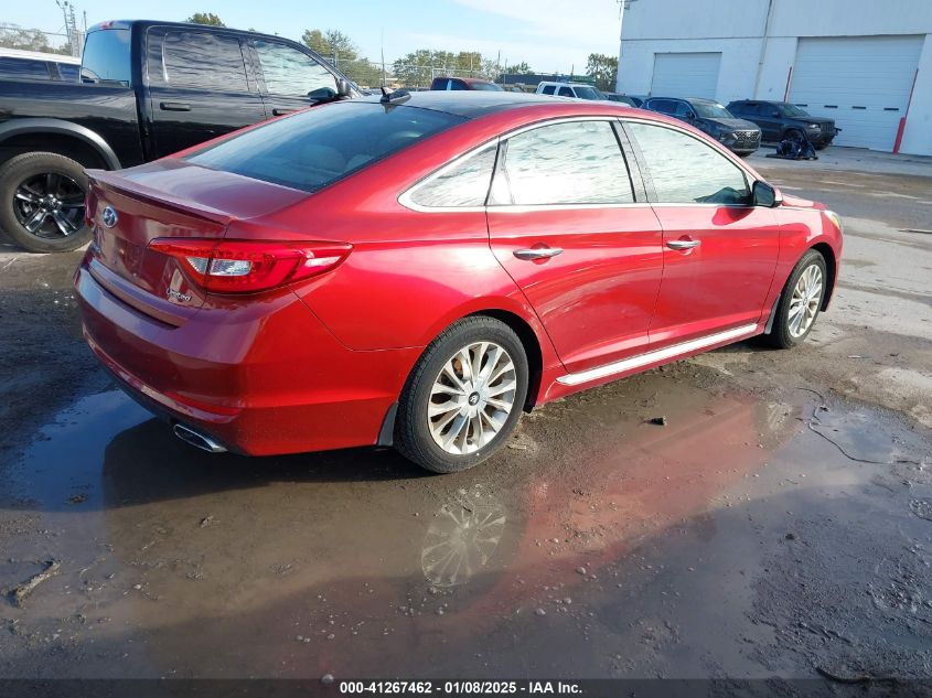 VIN 5NPE34AF3FH229775 2015 Hyundai Sonata, Limited no.4