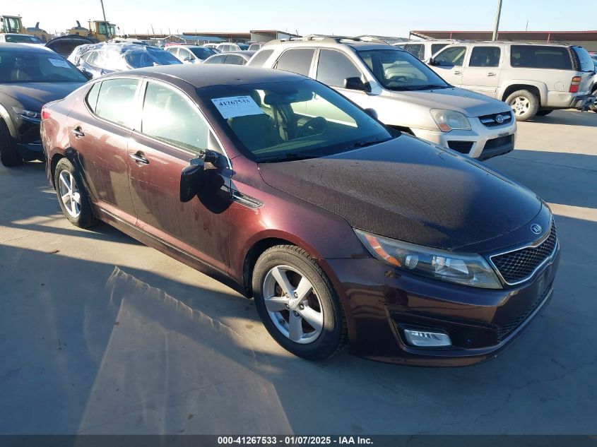 VIN 5XXGM4A79EG309025 2014 KIA Optima, LX no.1