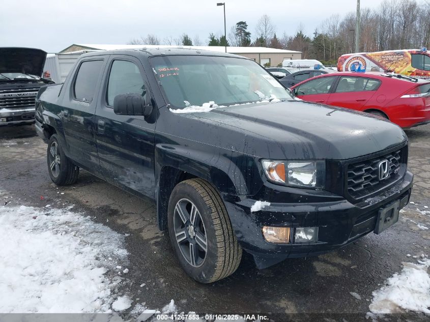 VIN 5FPYK1F71DB001857 2013 HONDA RIDGELINE no.1