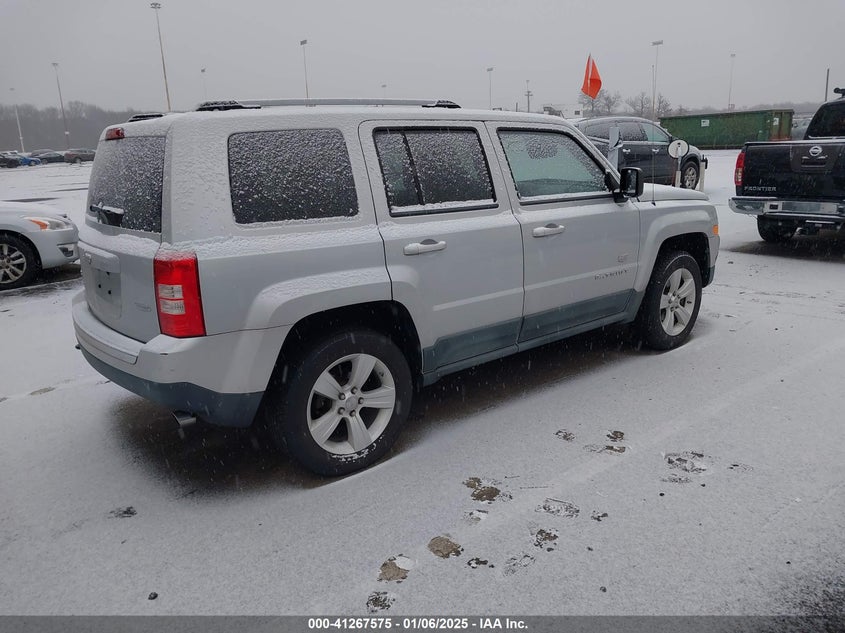 2011 JEEP PATRIOT VIN: 1J4NF4GB4BD165266
