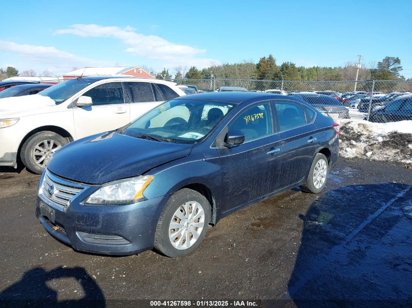 VIN 3N1AB7AP1FY240694 2015 Nissan Sentra, SV no.2