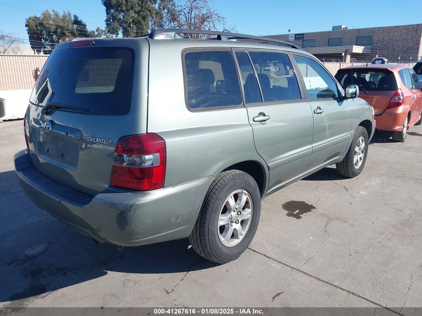2006 TOYOTA HIGHLANDER VIN: JTEGD21A860154675