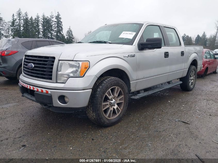 VIN 1FTFW1EF7EFA70756 2014 FORD F-150 no.2