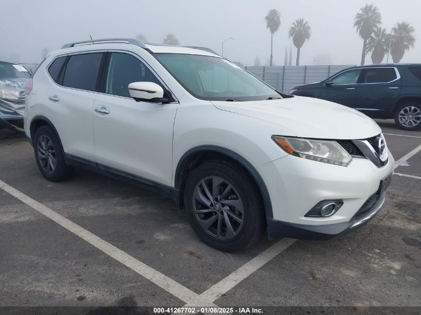 VIN 5N1AT2MT8GC855433 2016 Nissan Rogue, SL no.1