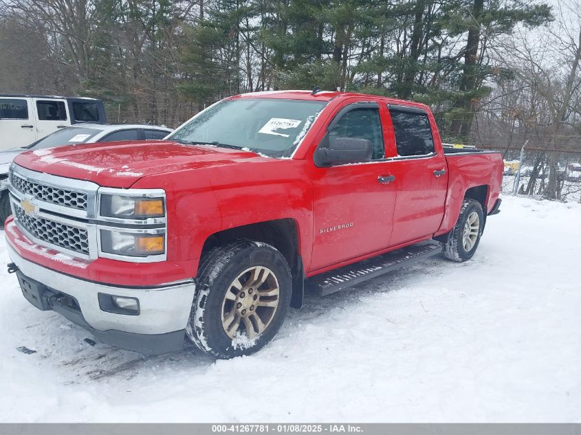 VIN 3GCUKREC3EG517525 2014 Chevrolet Silverado, K15... no.2