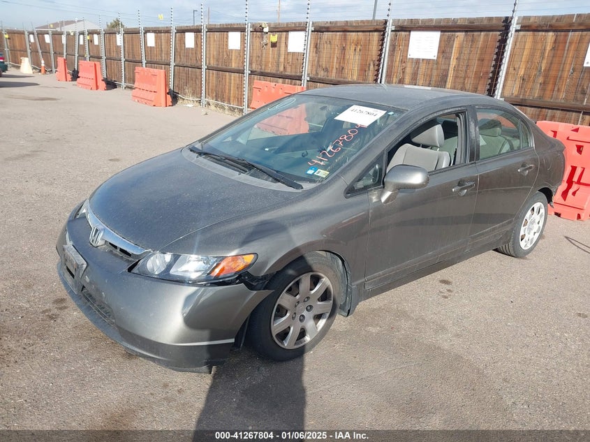2008 HONDA CIVIC VIN: 2HGFA16548H334766