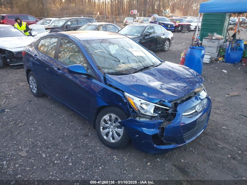 VIN KMHCT4AE1GU109488 2016 Hyundai Accent, SE no.1