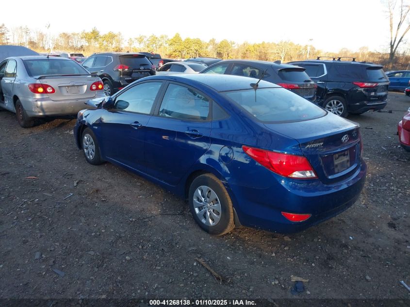 VIN KMHCT4AE1GU109488 2016 Hyundai Accent, SE no.3