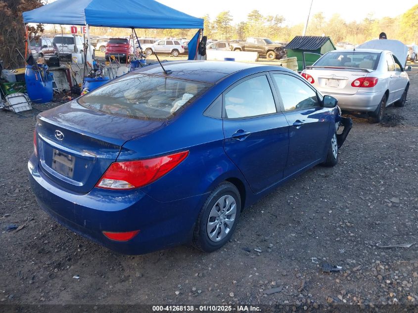 VIN KMHCT4AE1GU109488 2016 Hyundai Accent, SE no.4