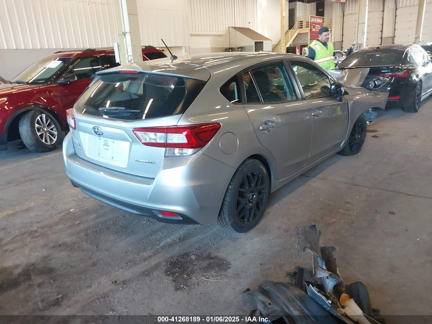 2019 SUBARU IMPREZA VIN: 4S3GTAA69K3737794