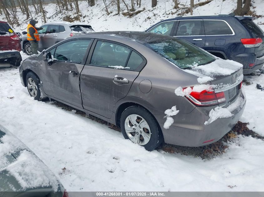 VIN 19XFB2F59DE094492 2013 Honda Civic, LX no.3