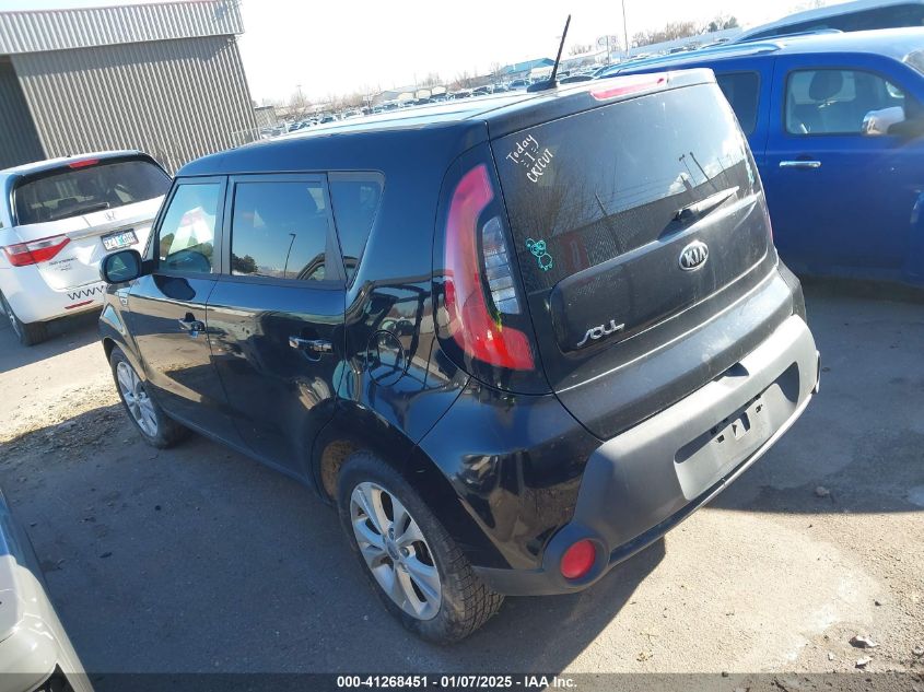 VIN KNDJP3A57F7180072 2015 KIA Soul, + no.3