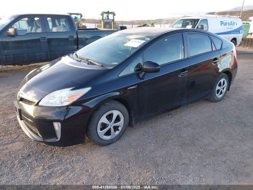 VIN JTDKN3DUXE1752766 2014 TOYOTA PRIUS no.2