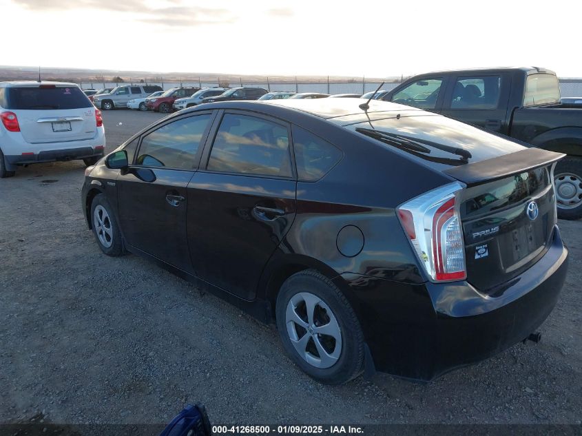 VIN JTDKN3DUXE1752766 2014 TOYOTA PRIUS no.3