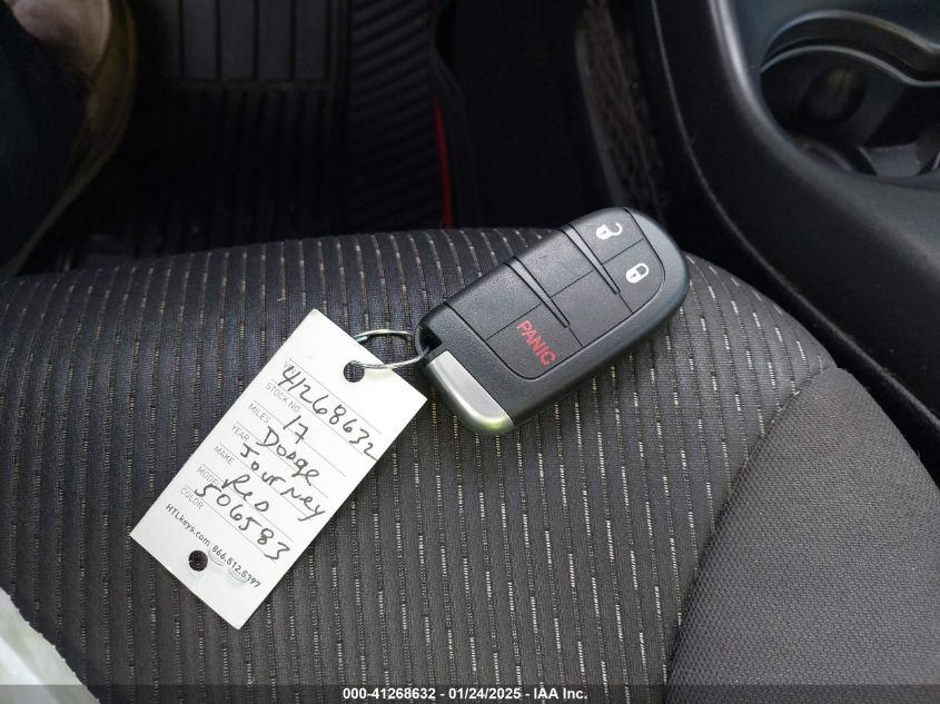 2017 Dodge Journey Sxt VIN: 3C4PDCBB1HT506583 Lot: 41268632